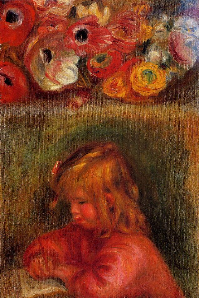 Portrait of Coco and flowers 1905